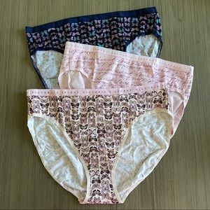 VS Cotton High-Leg Brief Panties (XL)
